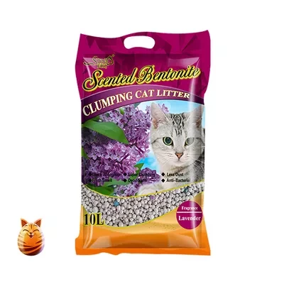Sinofiz Scented Bentonite Clumping Cat Litter (Lavender Flavour)